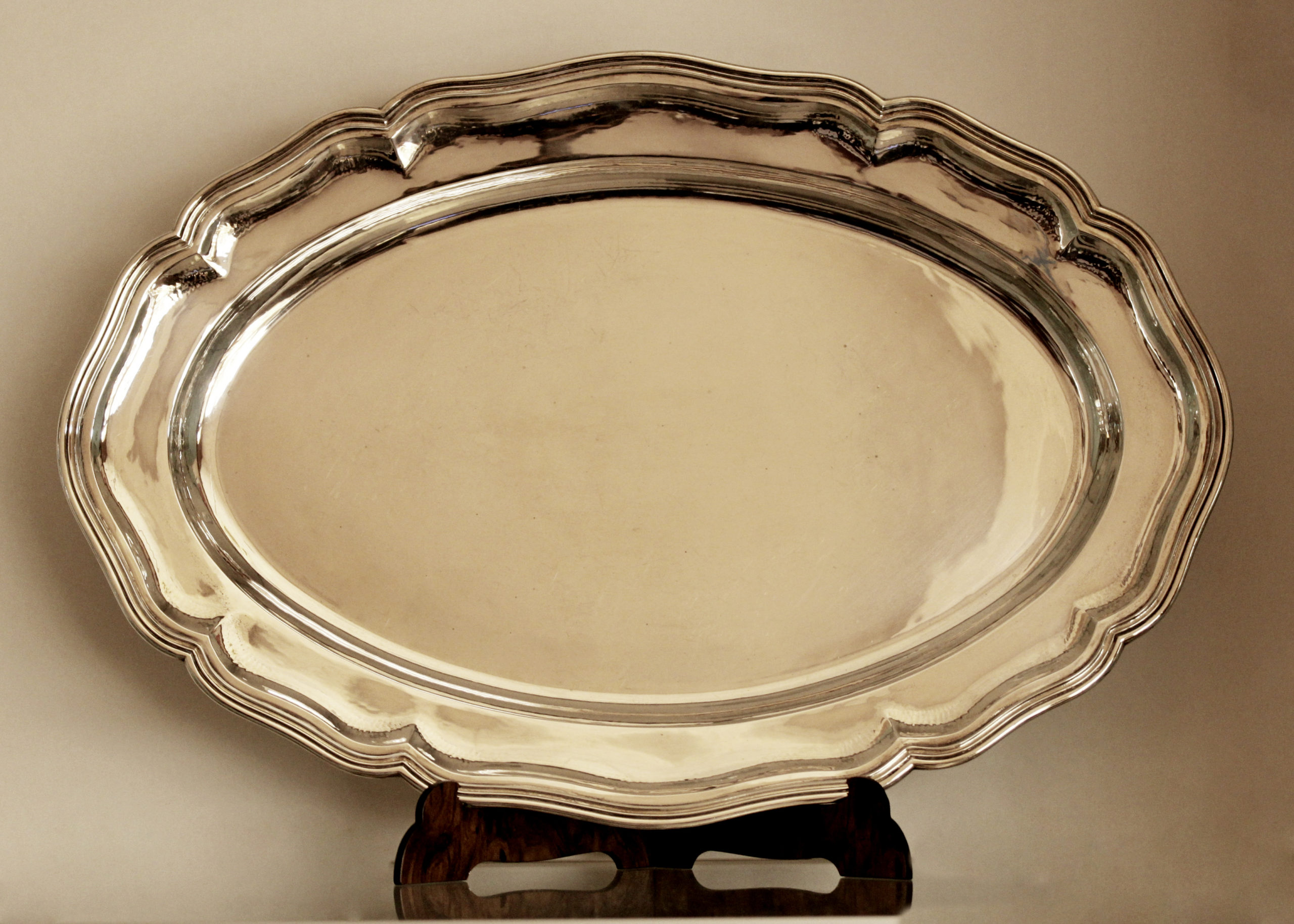 vassoio argento 800 ovale San Marco